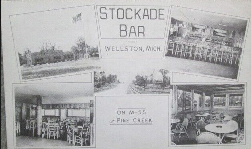 Stockade Restaurant (Stockade Bar) - Postcard